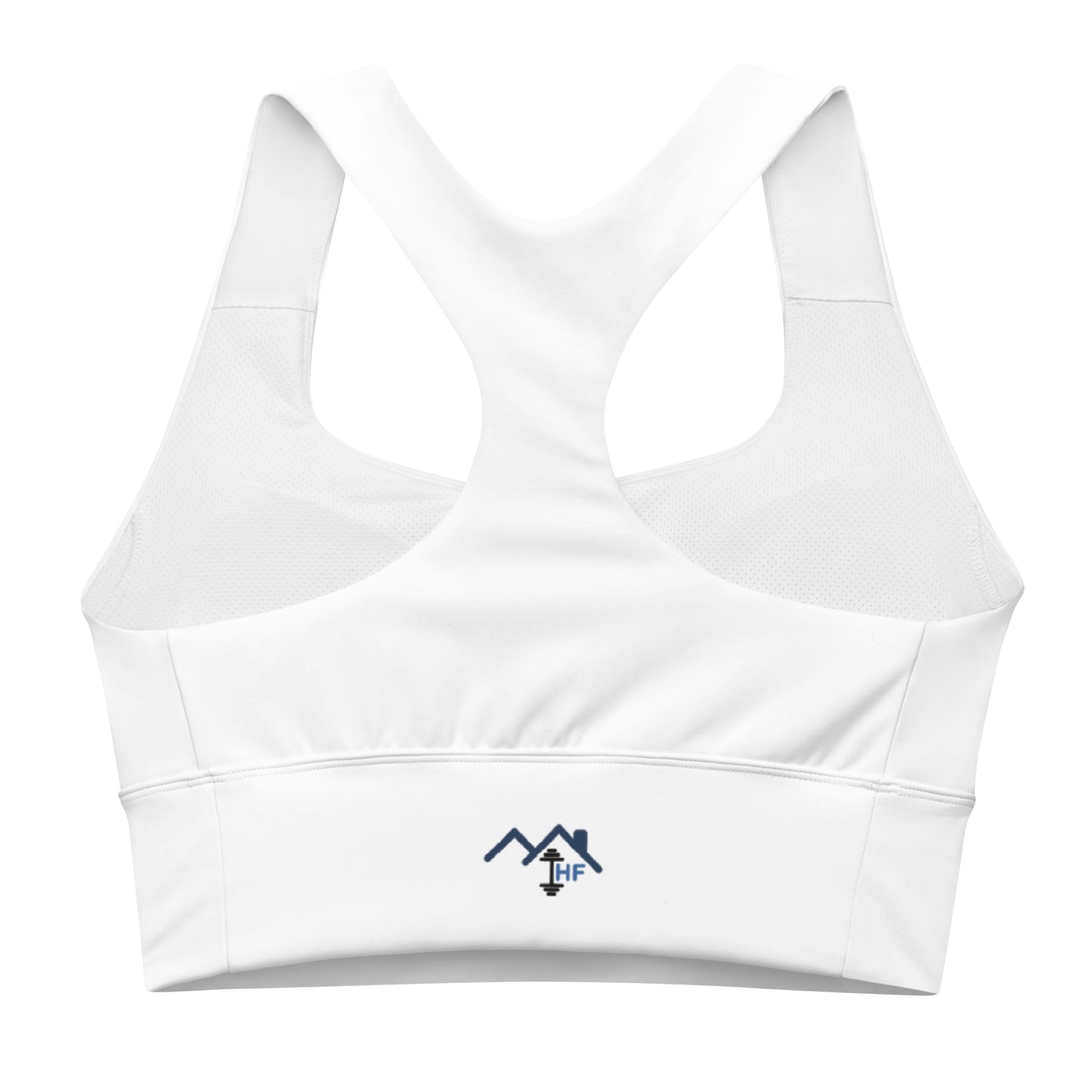 Longline sports bra (white)