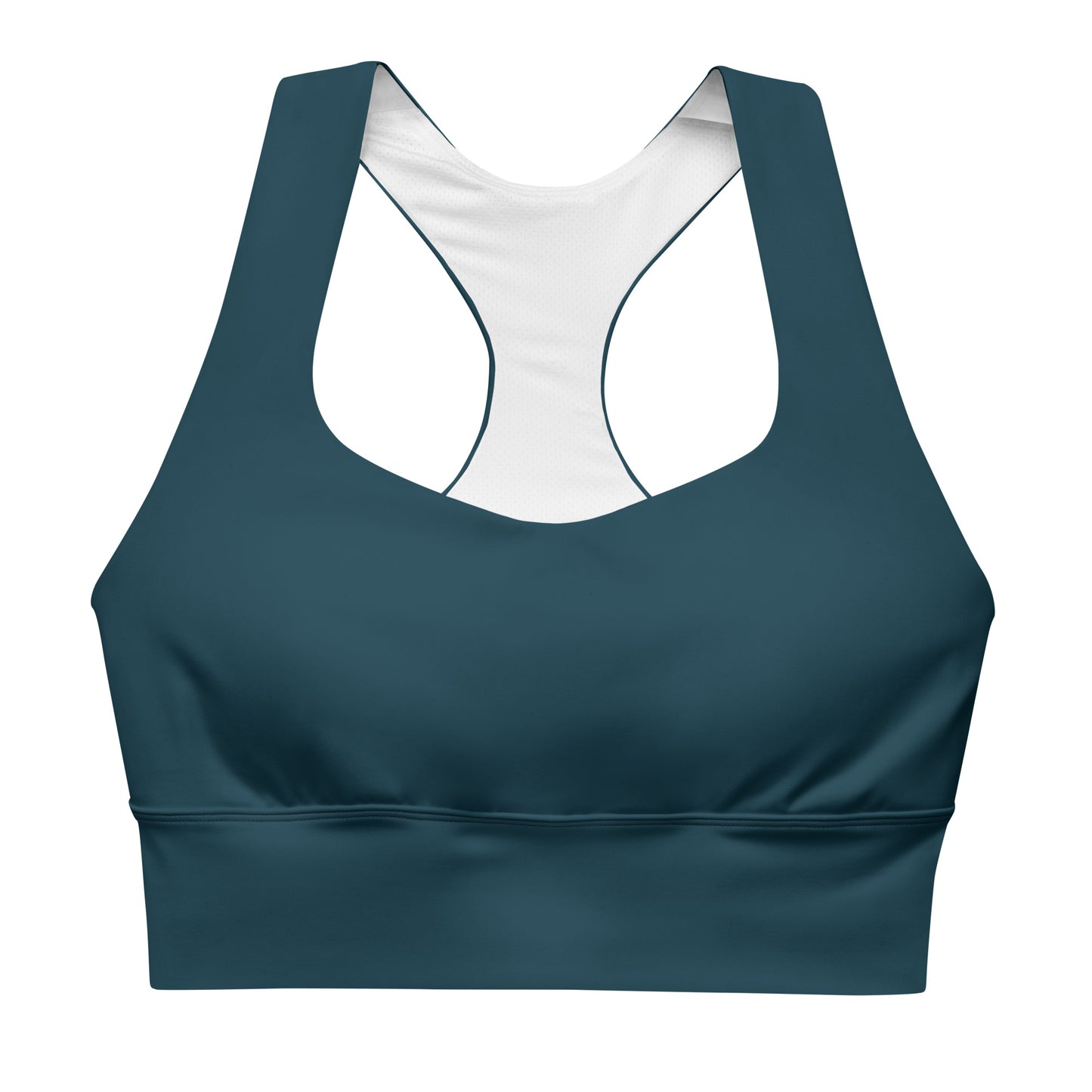 Deep blue sports bra