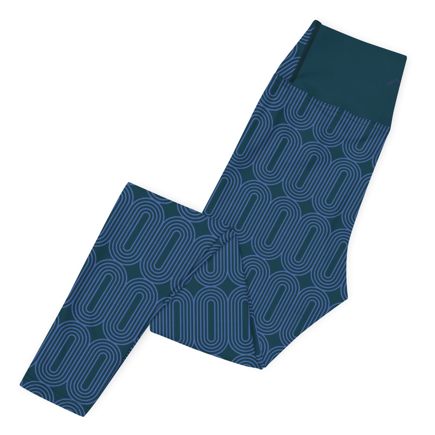 Blue Print Yoga Leggings