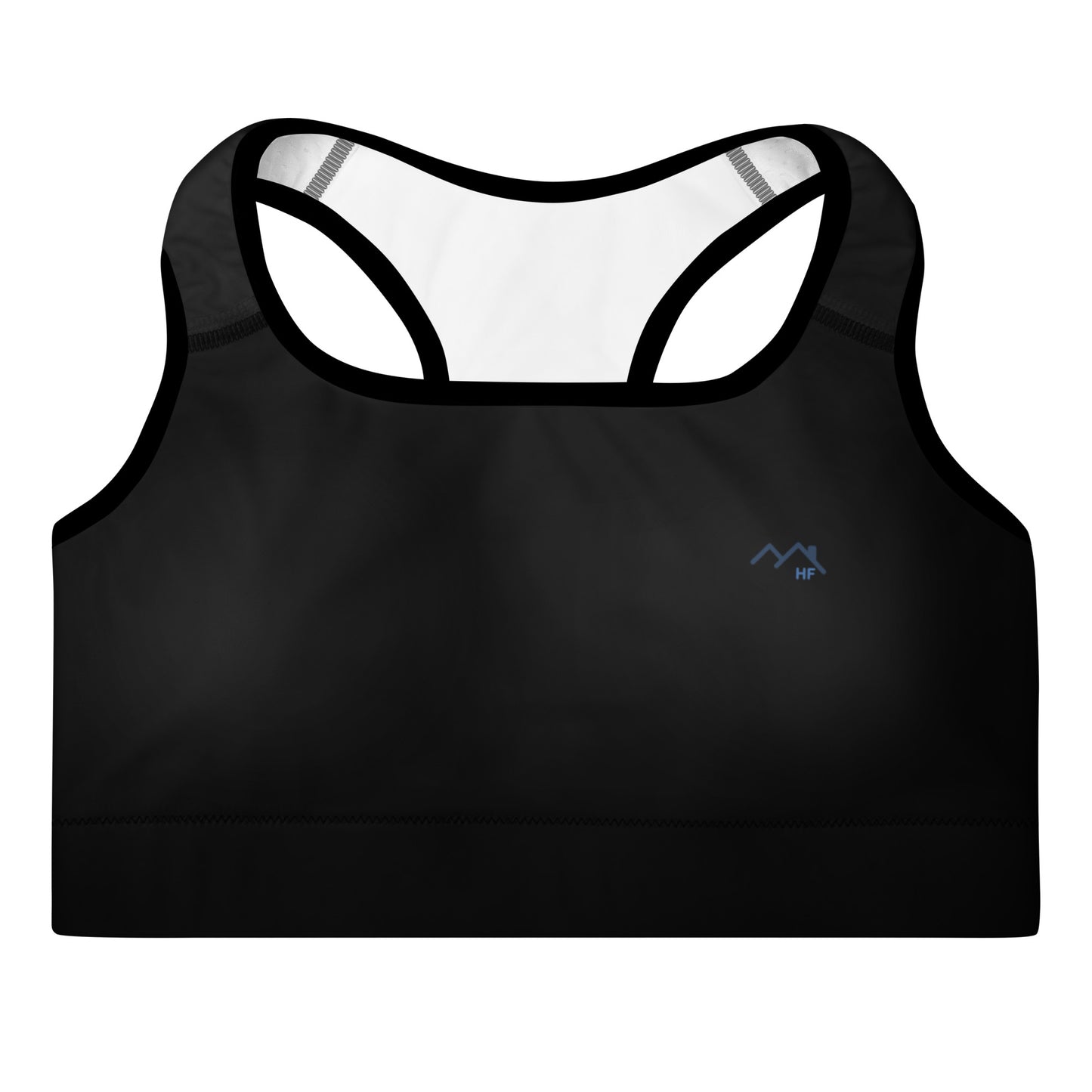 Padded Sports Bra (Black)