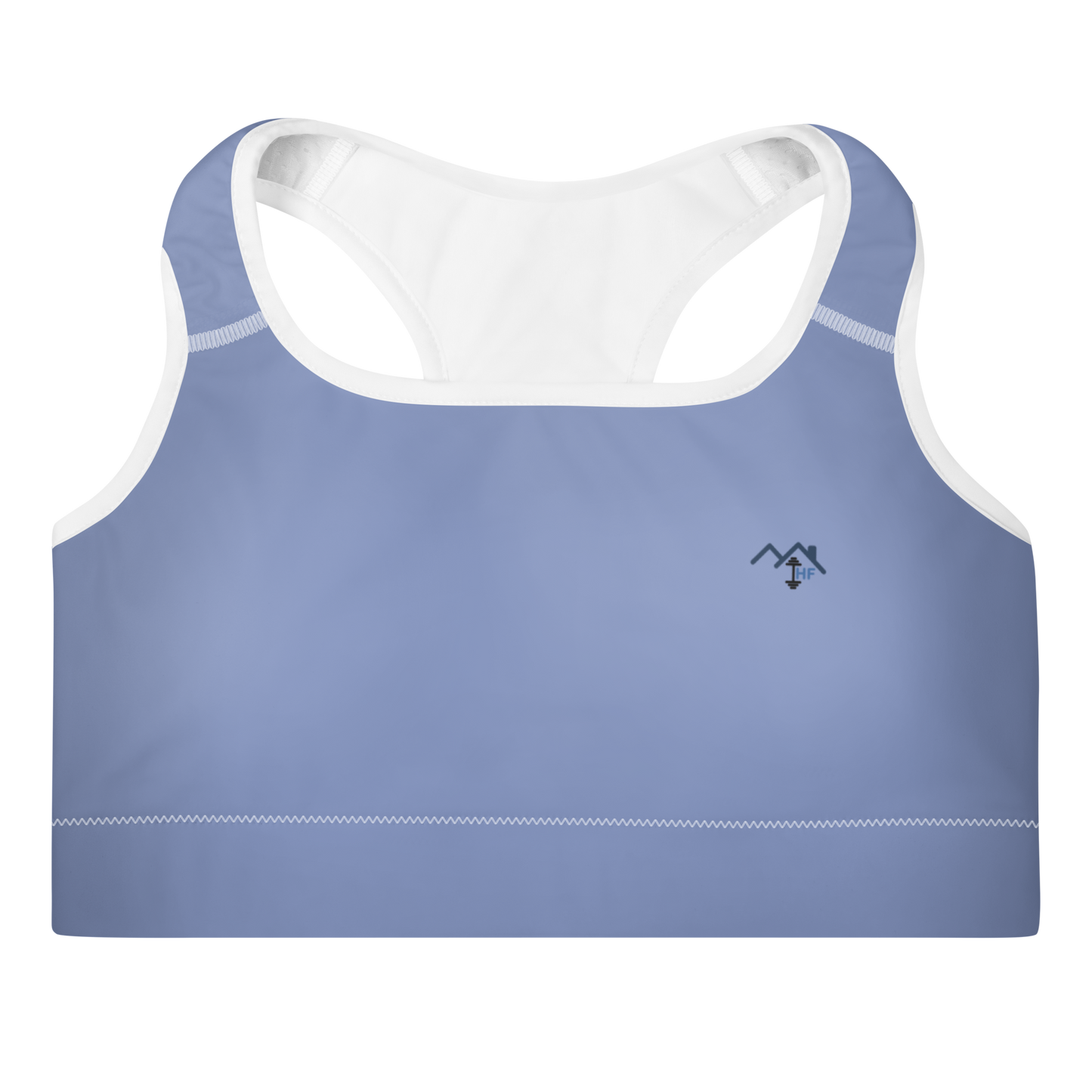 Padded Sports Bra (Lilac Blue)