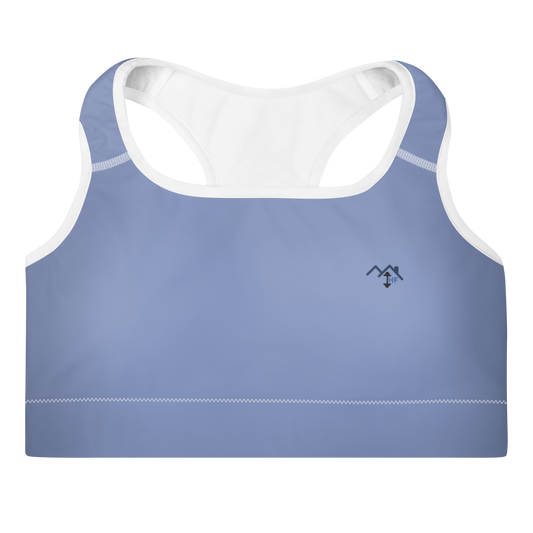 Padded Sports Bra (Lilac Blue)