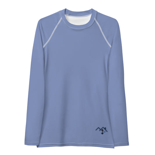 Women's Rash Guard (Lilac Blue)